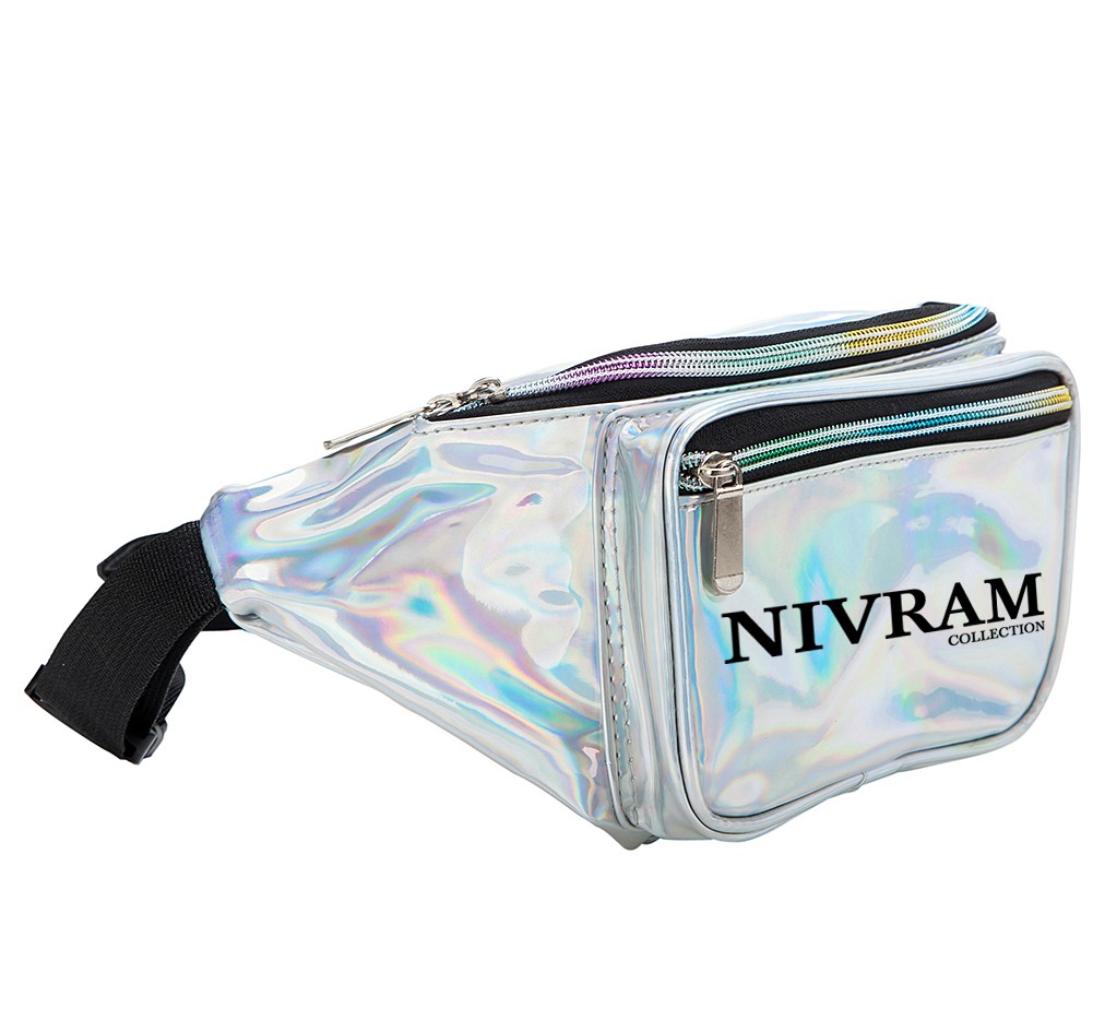 Holographic Fanny Pack (Silver) - Nivram Collection