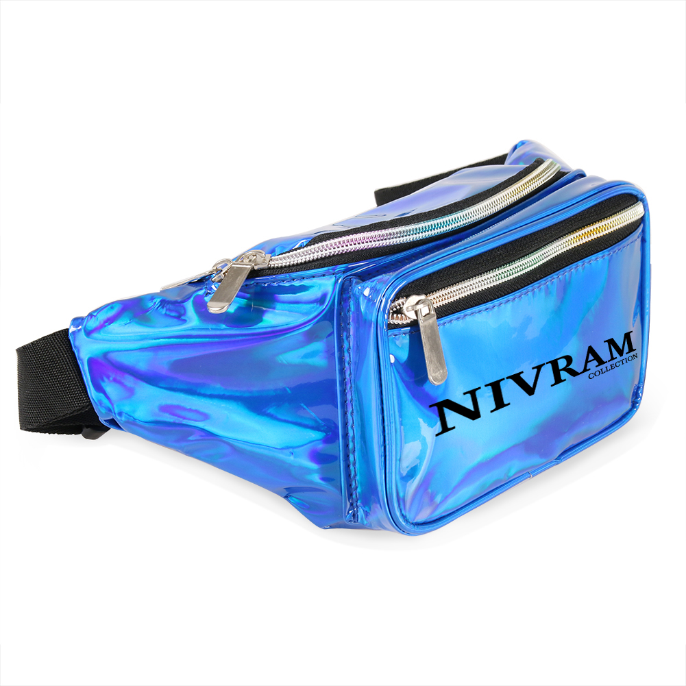 Holographic Fanny Pack (Blue) - Nivram Collection