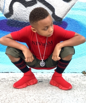 Boys Classic Crew TS (Red/Black)