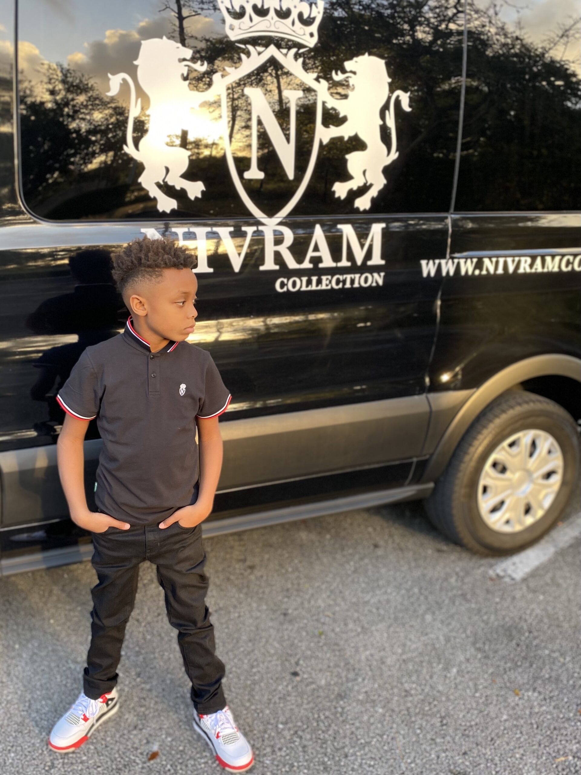 Boys Classic Polo (Black)