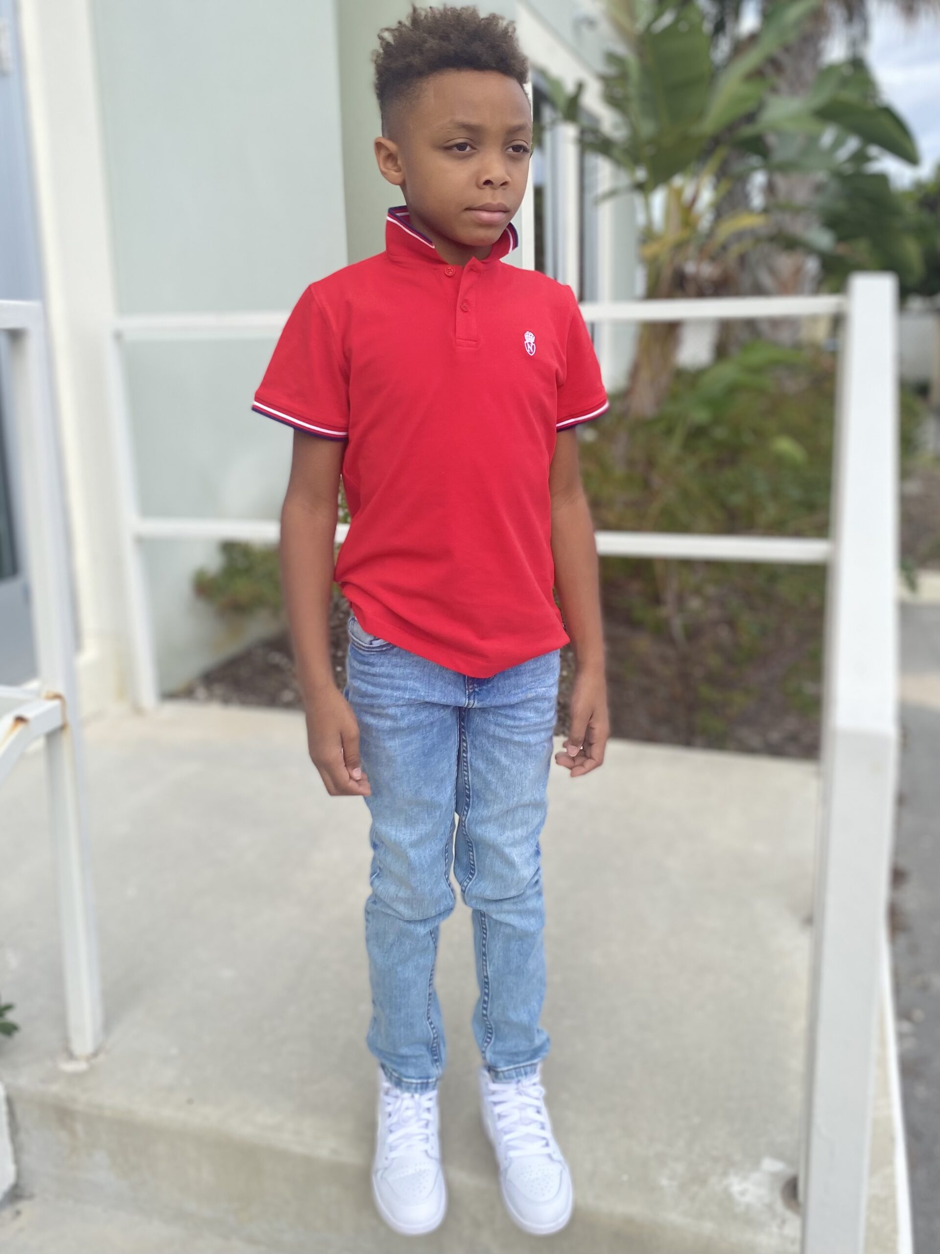 Boys Classic Polo (Red) - Image 2
