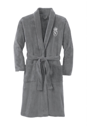 Nothing On Plush Robe (Grey)