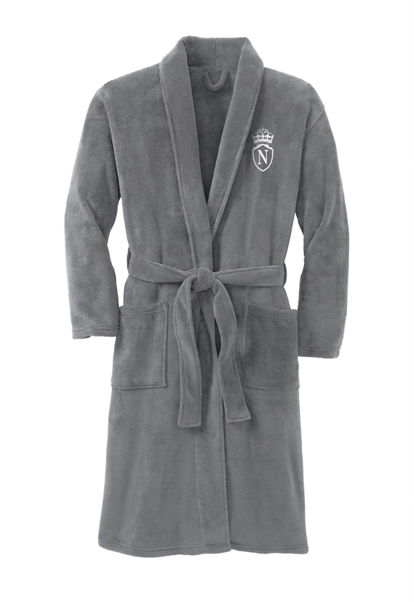 Nothing On Plush Robe (Grey)