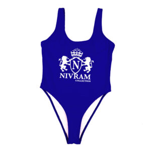 Classic Logo One-Piece Swimsuit (Royal Blue)