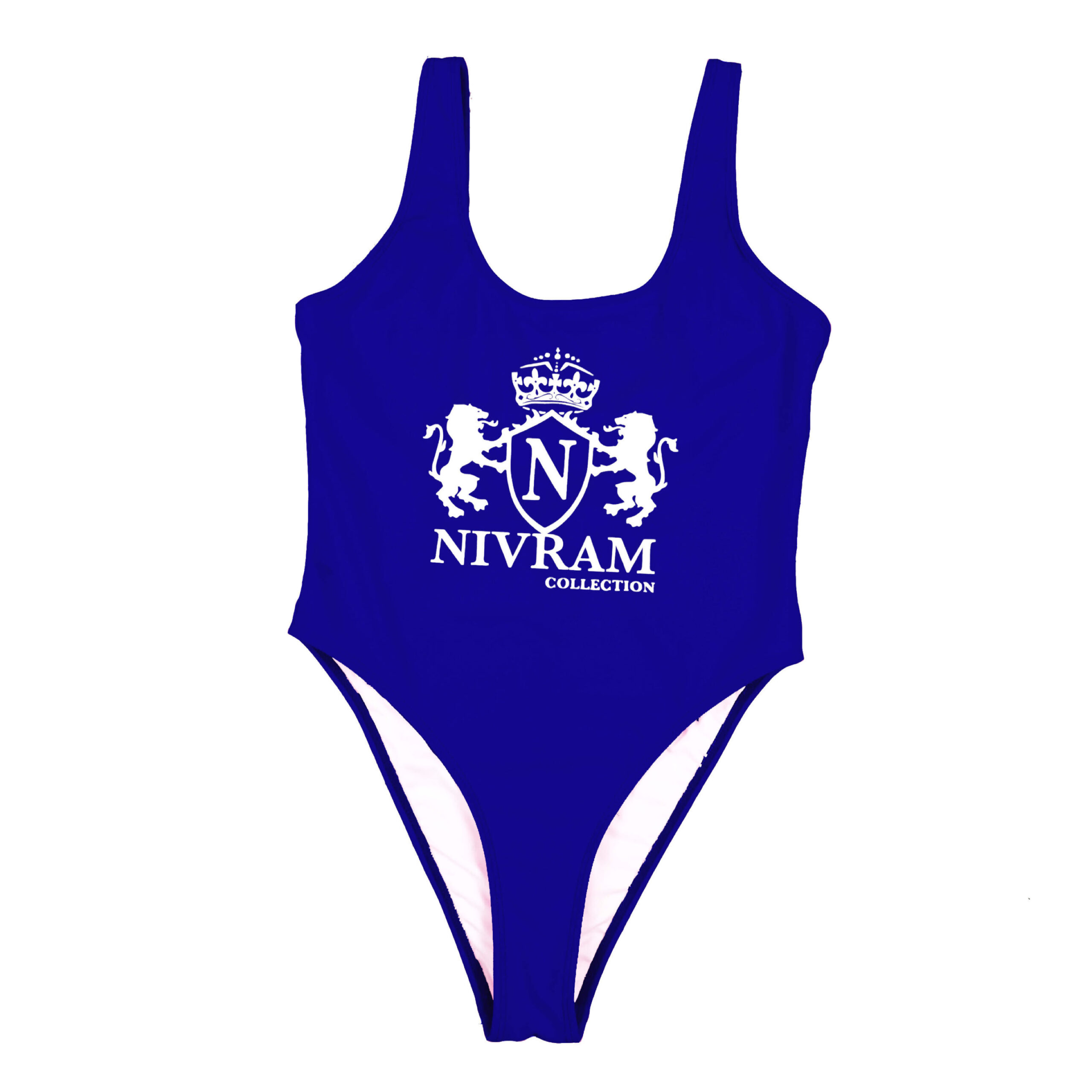 Classic Logo One-Piece Swimsuit (Royal Blue)