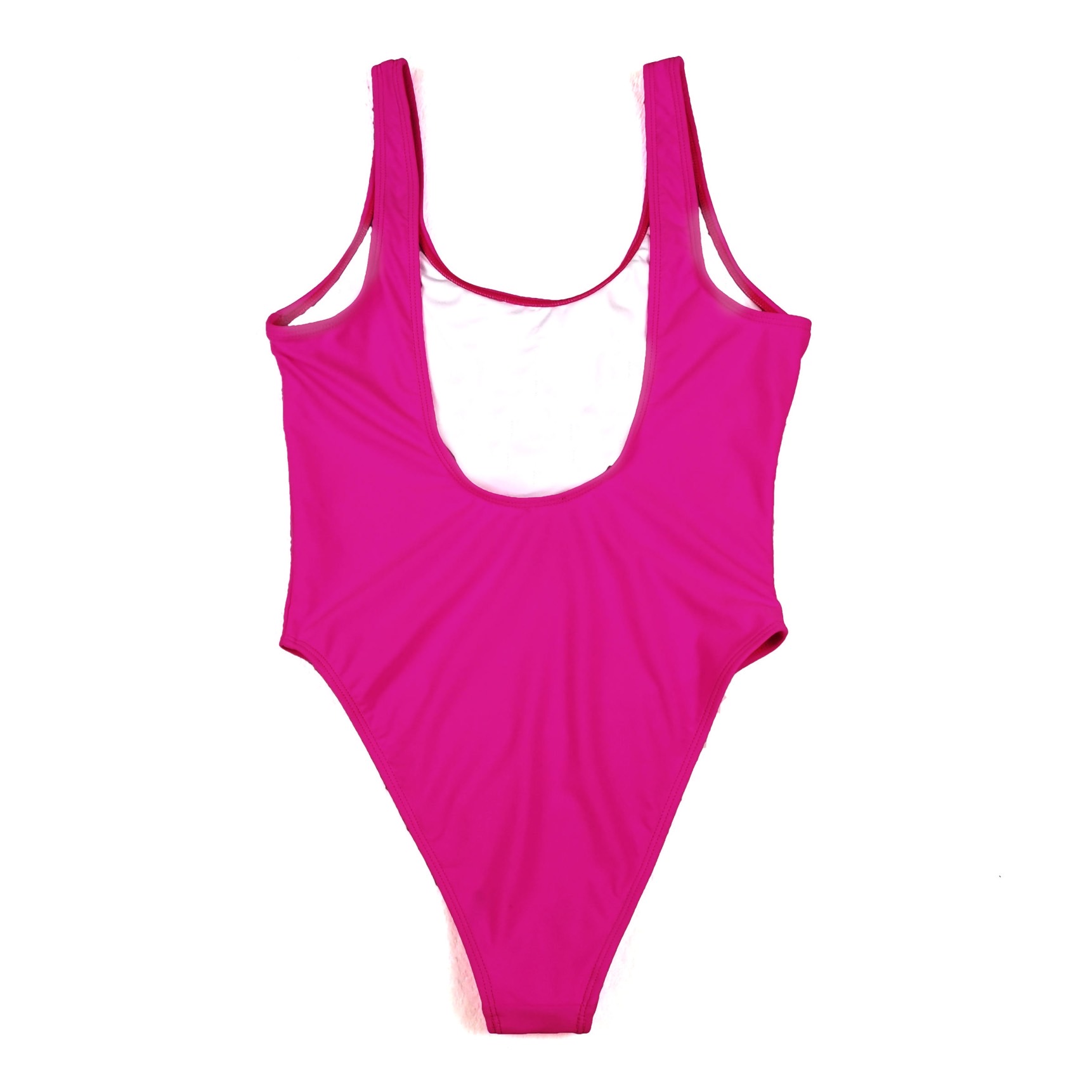 Classic Logo One-Piece Swimsuit (Neon Pink) - Nivram Collection