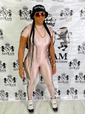Keep Looking Jumpsuit (Blush)